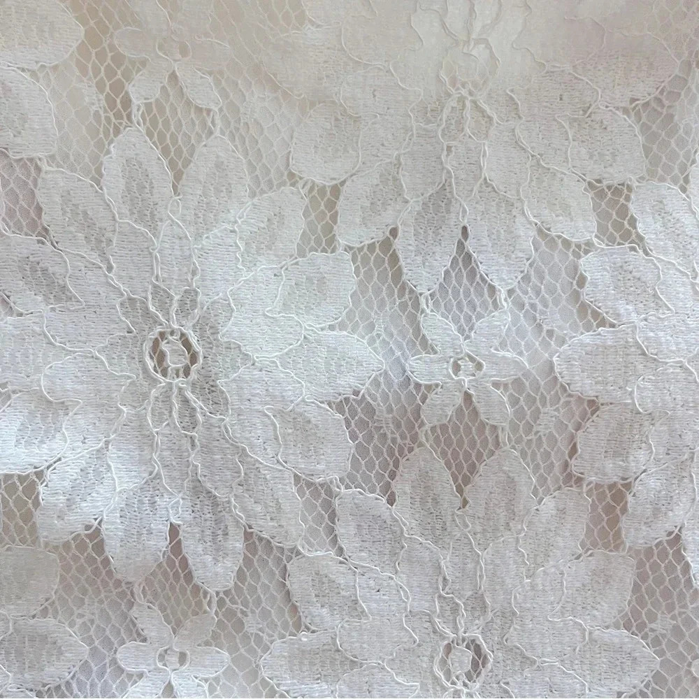 CeCe  Sleeveless Eyelet sheer Peplum Top fairy feminine girlhood core - Picture 3 of 6